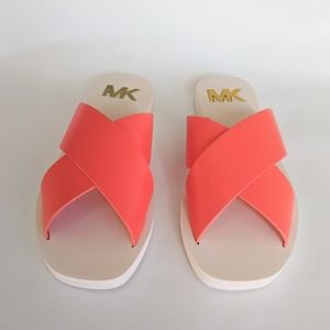 New Michael Kors Glenda Slide Sandals